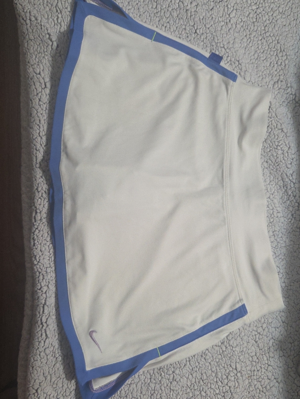 Nike White Skort with Blue Trim